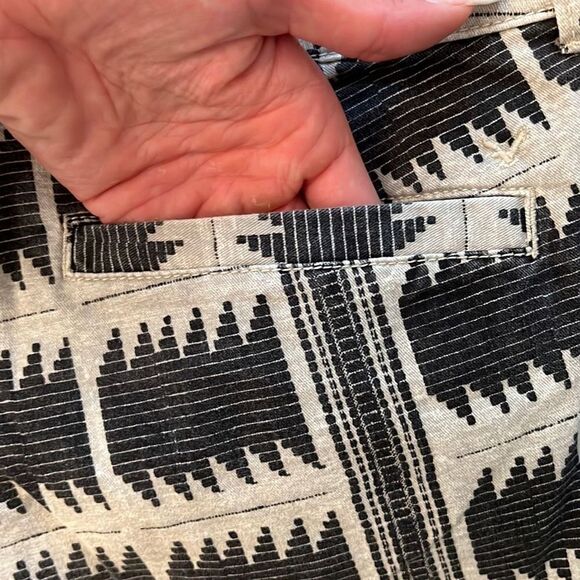 American Eagle Women's Geometric Stretch Chino Shorts - Picture 5 of 7